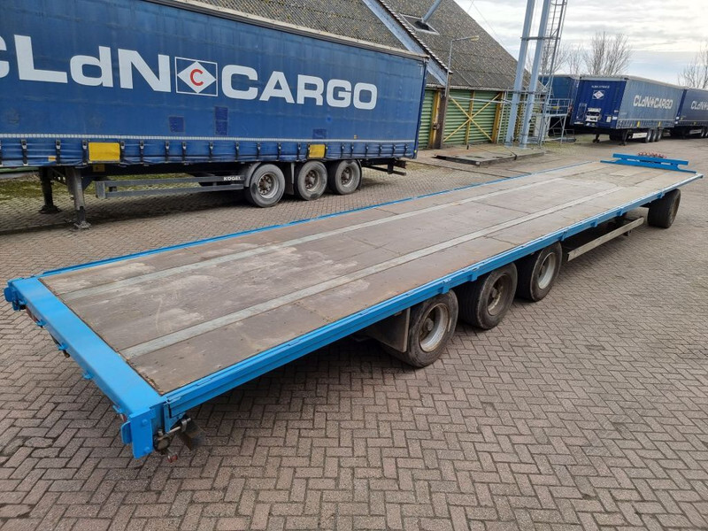 Van Hool 13.60 M LONG - 1 M HIGH - SUPER SINGLE TIRES - DRUM BRAKES - Open/ Plateau aanhangwagen: afbeelding 4 Van Hool 13.60 M LONG - 1 M HIGH - SUPER SINGLE TIRES - DRUM BRAKES - Open/ Plateau aanhangwagen: afbeelding 4