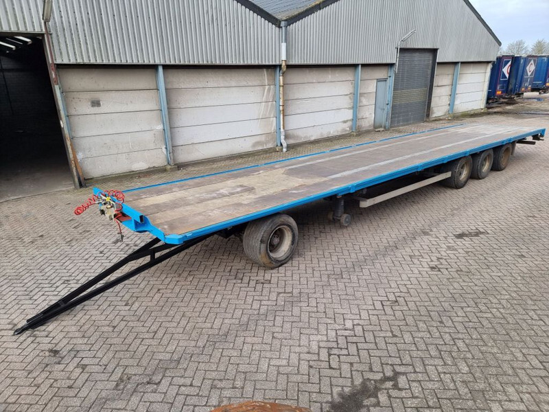 Van Hool 13.60 M LONG - 1 M HIGH - SUPER SINGLE TIRES - DRUM BRAKES - Open/ Plateau aanhangwagen: afbeelding 1 Van Hool 13.60 M LONG - 1 M HIGH - SUPER SINGLE TIRES - DRUM BRAKES - Open/ Plateau aanhangwagen: afbeelding 1
