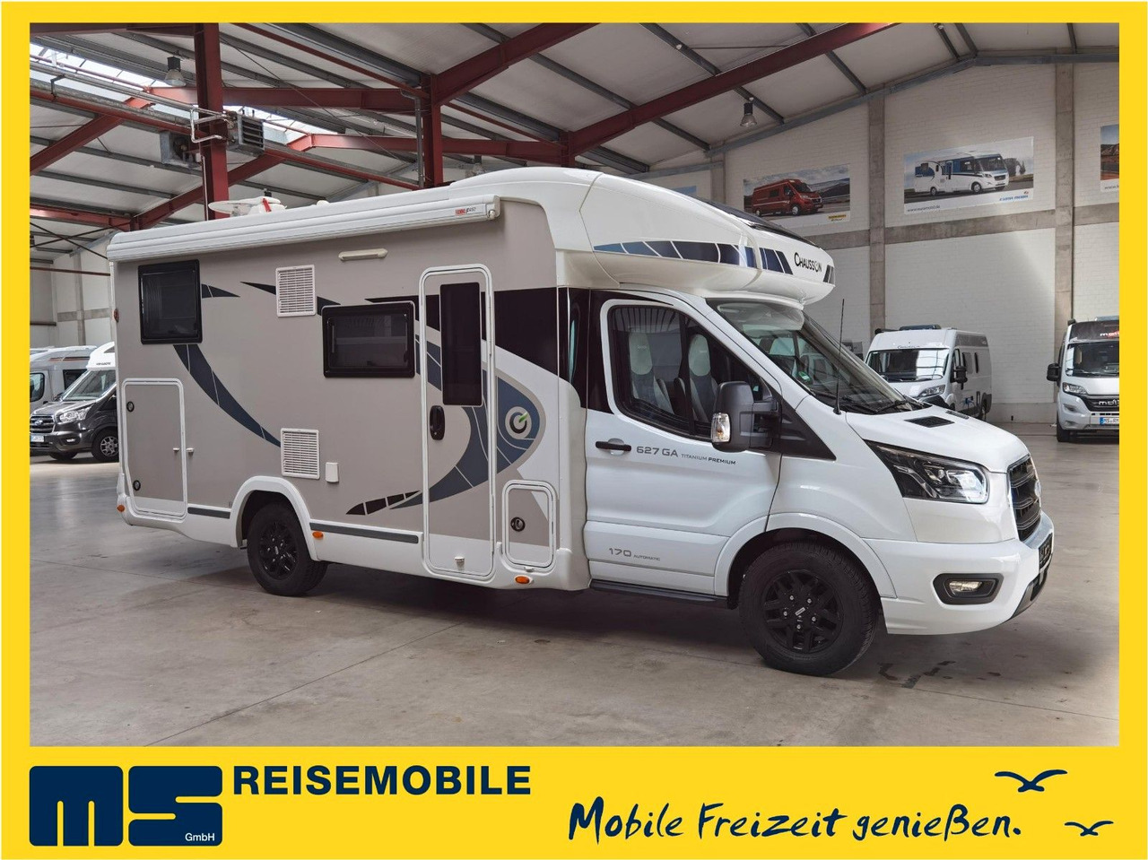 Chausson 627 GA TITANIUM -PREMIUM /EINZELBETTEN & HUBBETT - Half integraal camper: afbeelding 1 Chausson 627 GA TITANIUM -PREMIUM /EINZELBETTEN & HUBBETT - Half integraal camper: afbeelding 1