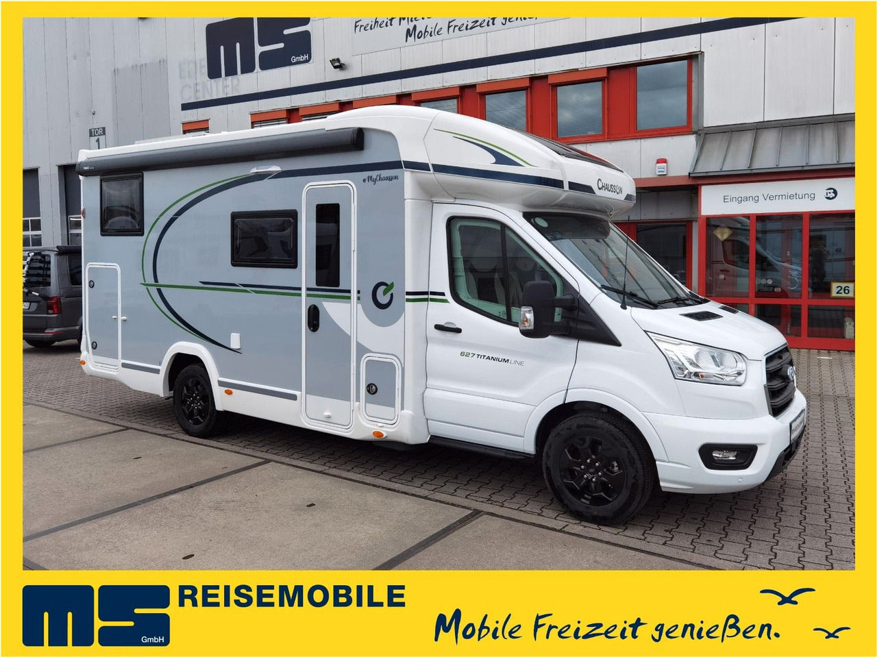 Chausson 627 TITANIUM / -2026- / 165PS-8G. / EINZELBETTEN - Half integraal camper: afbeelding 1 Chausson 627 TITANIUM / -2026- / 165PS-8G. / EINZELBETTEN - Half integraal camper: afbeelding 1