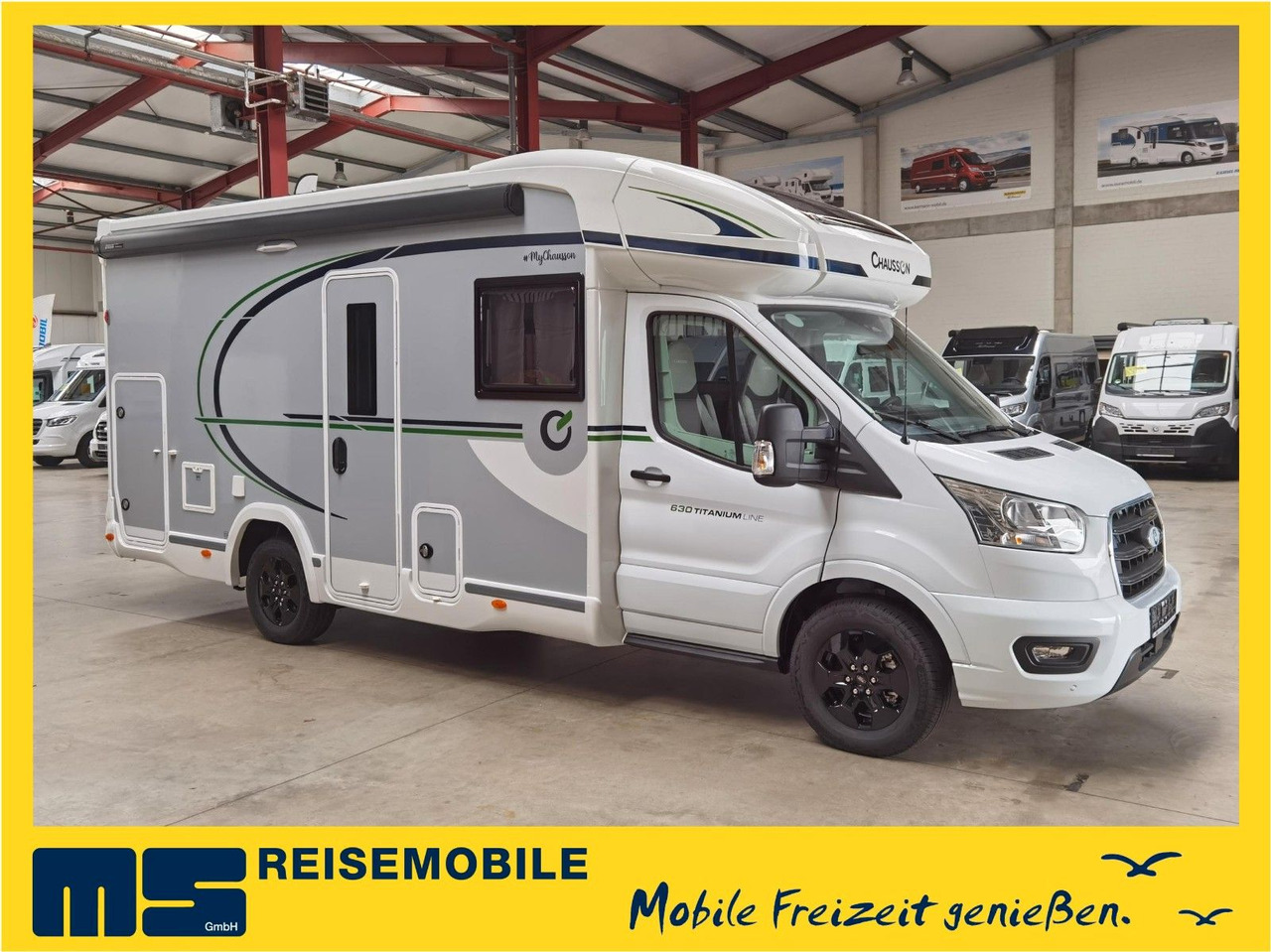Chausson 630 TITANIUM / - 2026 - / EINZEL. - HUBBETTEN - Half integraal camper: afbeelding 1 Chausson 630 TITANIUM / - 2026 - / EINZEL. - HUBBETTEN - Half integraal camper: afbeelding 1