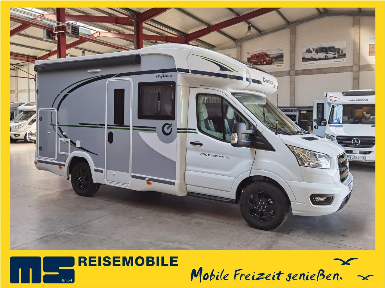 Chausson 650 TITANIUM / - 2026 - / NUR 6.39 M. / HUBBETT - Half integraal camper: afbeelding 1 Chausson 650 TITANIUM / - 2026 - / NUR 6.39 M. / HUBBETT - Half integraal camper: afbeelding 1