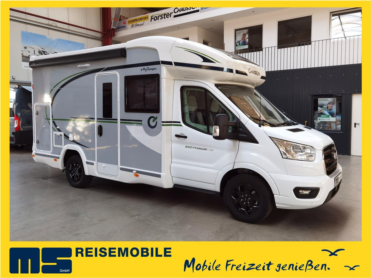 Chausson 650 TITANIUM / MODELL 2026 / 165PS-8G. / HUBBETT - Half integraal camper: afbeelding 1 Chausson 650 TITANIUM / MODELL 2026 / 165PS-8G. / HUBBETT - Half integraal camper: afbeelding 1