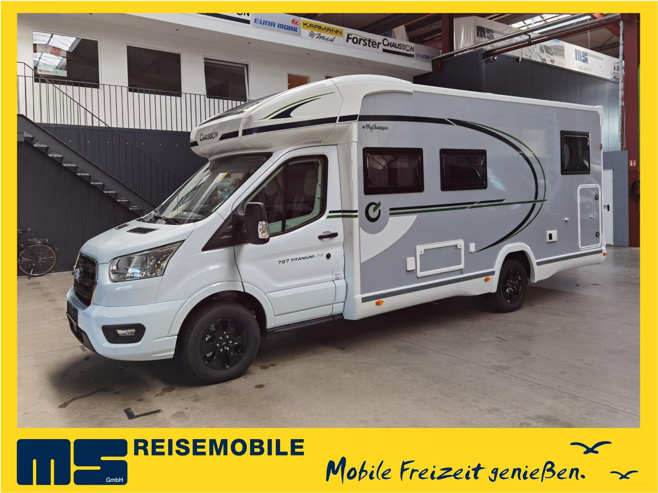 Chausson 797 TITANIUM / -2026- / 165PS- 8G. / 4.1T. / AHK - Half integraal camper: afbeelding 1 Chausson 797 TITANIUM / -2026- / 165PS- 8G. / 4.1T. / AHK - Half integraal camper: afbeelding 1