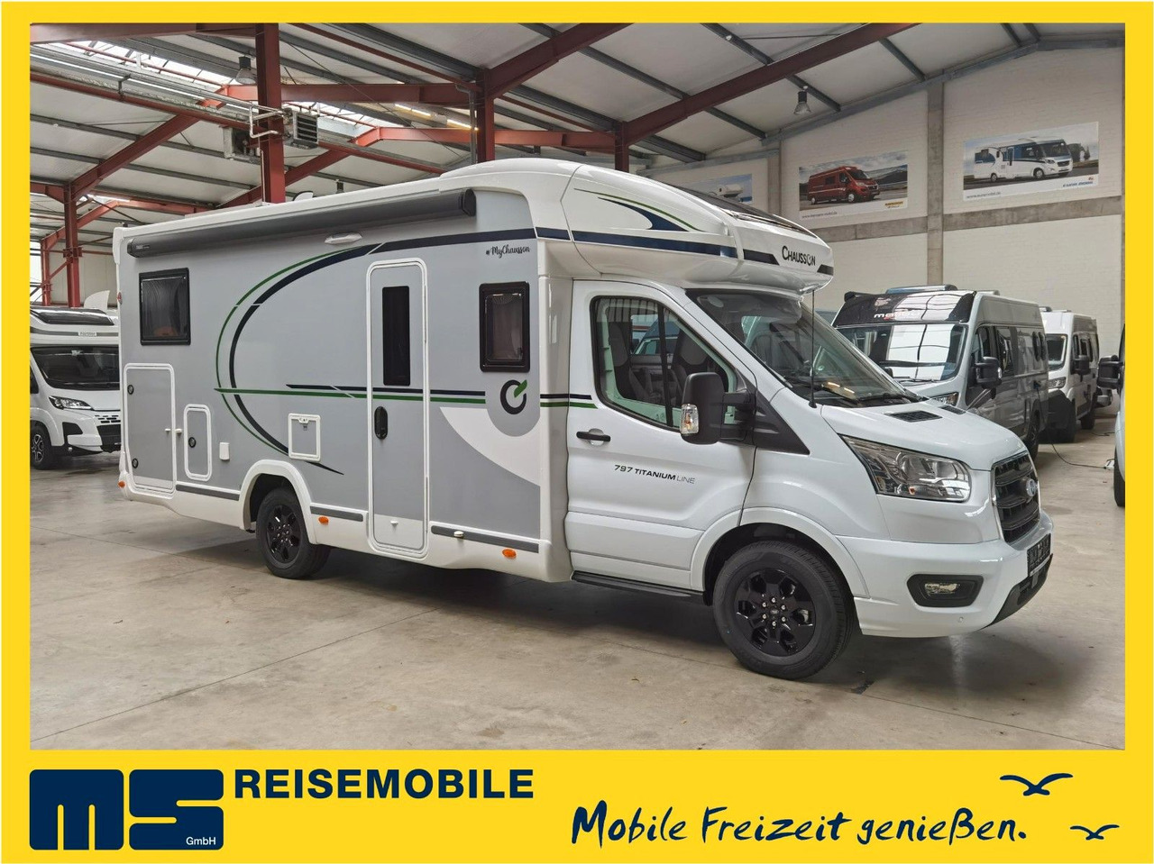 Chausson 797 TITANIUM / -2026- / 165PS-8G. / EINZELBETTEN - Half integraal camper: afbeelding 1 Chausson 797 TITANIUM / -2026- / 165PS-8G. / EINZELBETTEN - Half integraal camper: afbeelding 1