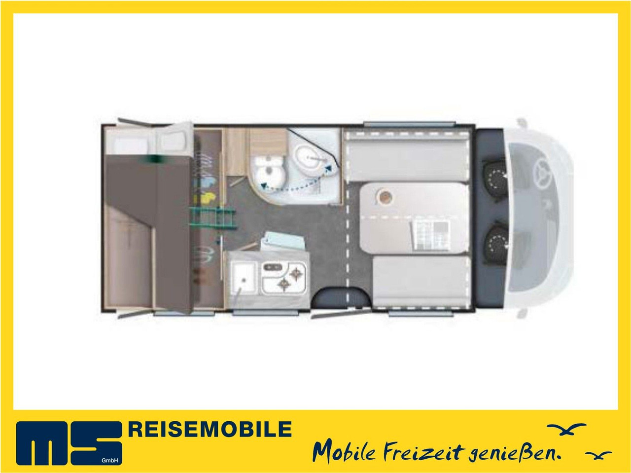 Chausson S 614 SPORT LINE / - 2026 - / HECKBETT & HUBBETT - Half integraal camper: afbeelding 2 Chausson S 614 SPORT LINE / - 2026 - / HECKBETT & HUBBETT - Half integraal camper: afbeelding 2