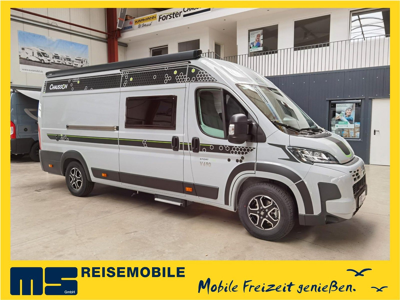 Chausson V690 SPORT LINE / -2026- / XXL-HUBBETT E-BIKE GA - Buscamper: afbeelding 1 Chausson V690 SPORT LINE / -2026- / XXL-HUBBETT E-BIKE GA - Buscamper: afbeelding 1