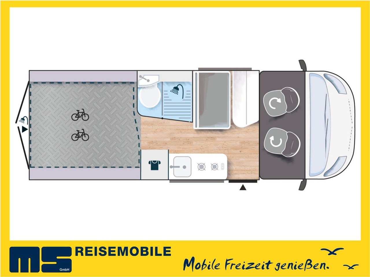 Chausson V690 SPORT LINE / -2026- / XXL-HUBBETT E-BIKE GA - Buscamper: afbeelding 2 Chausson V690 SPORT LINE / -2026- / XXL-HUBBETT E-BIKE GA - Buscamper: afbeelding 2