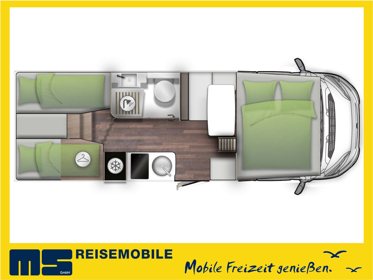 Forster A 699 EB / -MODELL 2025- / 140 PS / EINZELBETTEN - Alkoof camper: afbeelding 2 Forster A 699 EB / -MODELL 2025- / 140 PS / EINZELBETTEN - Alkoof camper: afbeelding 2