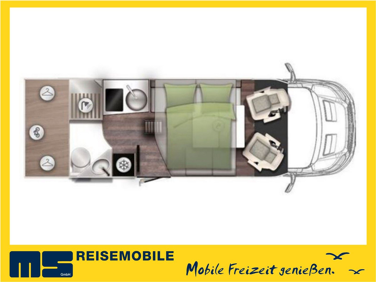 Forster T 639 LF /-2026- / 165 PS-8G / HUBBETT & RAUMBAD - Half integraal camper: afbeelding 2 Forster T 639 LF /-2026- / 165 PS-8G / HUBBETT & RAUMBAD - Half integraal camper: afbeelding 2