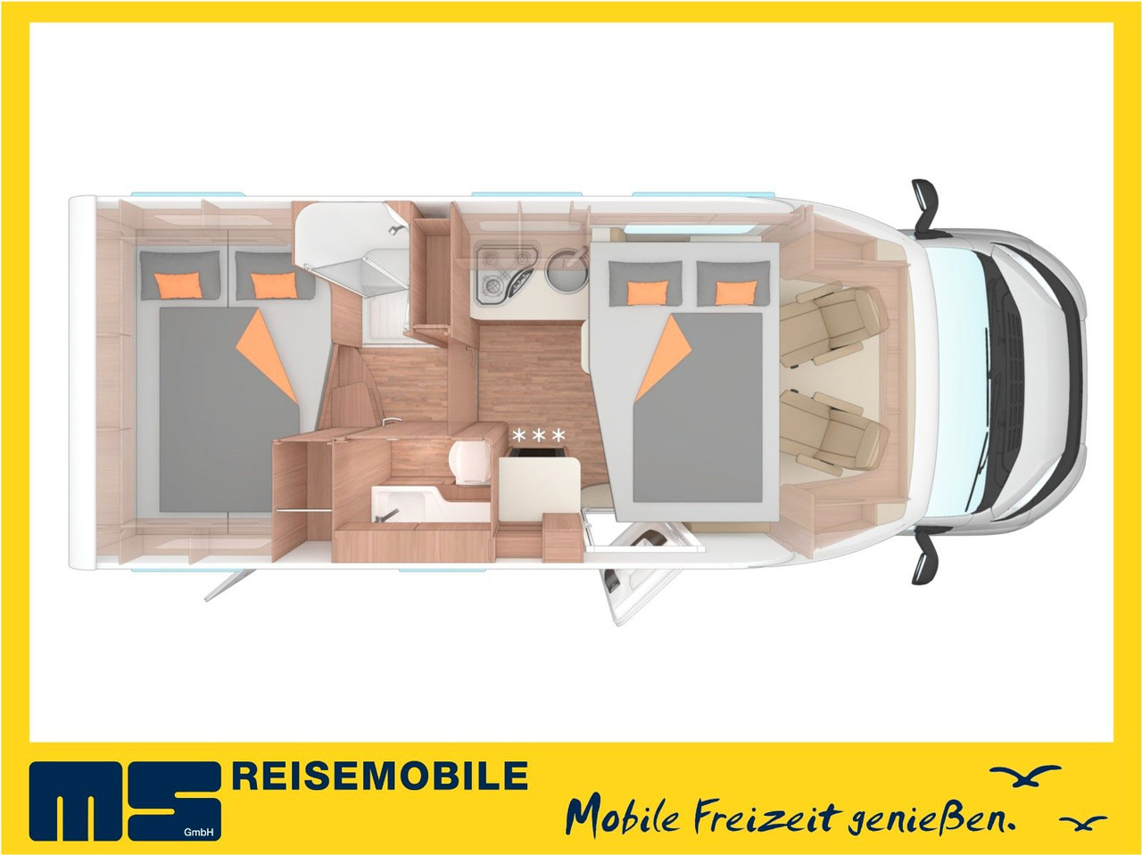 Weinsberg CARASUITE 650 MG / 140PS / HECKBETT & HUBBETT - Half integraal camper: afbeelding 2 Weinsberg CARASUITE 650 MG / 140PS / HECKBETT & HUBBETT - Half integraal camper: afbeelding 2