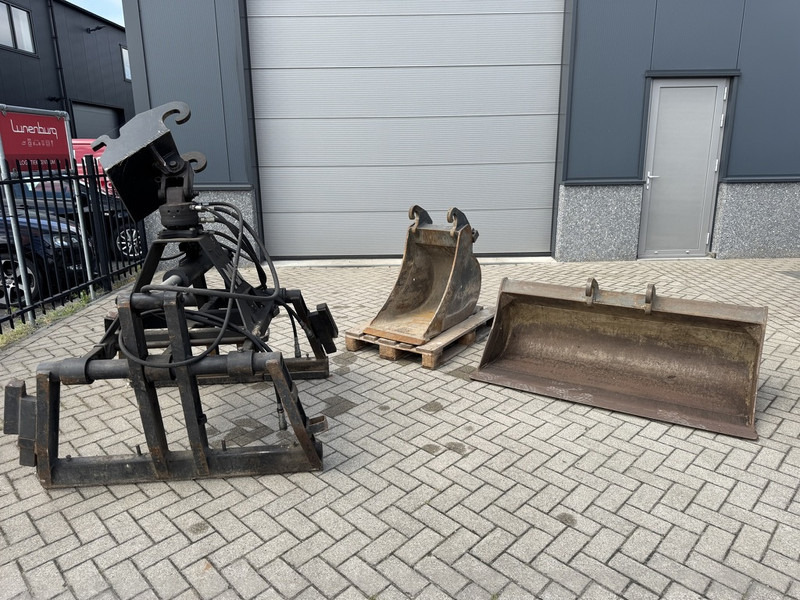 Mobiele kraan Neuson 9503 WD Mobiele Kraan 2009 Palletvork, Stenenklem, 2x Bak 8860hours Deutz Diesel: afbeelding 15