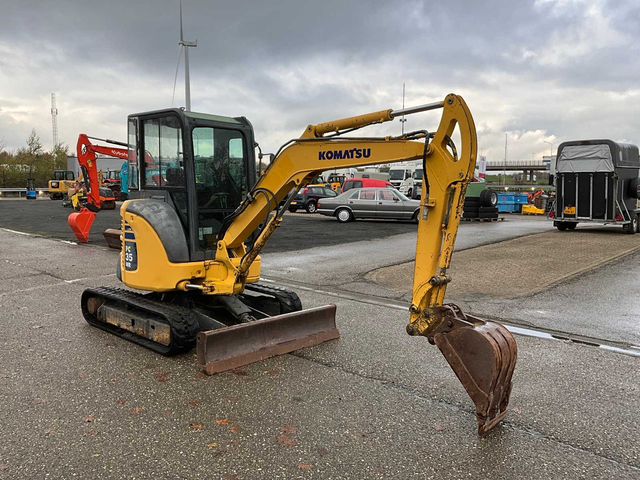 Graafmachine 2006 KOMATSU PC35MR-2 MIDI EXCAVATOR: afbeelding 7