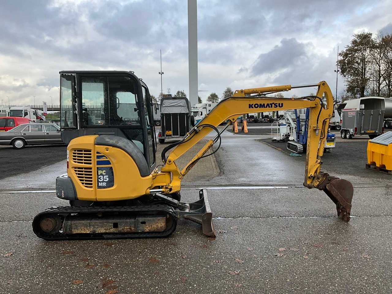 Graafmachine 2006 KOMATSU PC35MR-2 MIDI EXCAVATOR: afbeelding 6