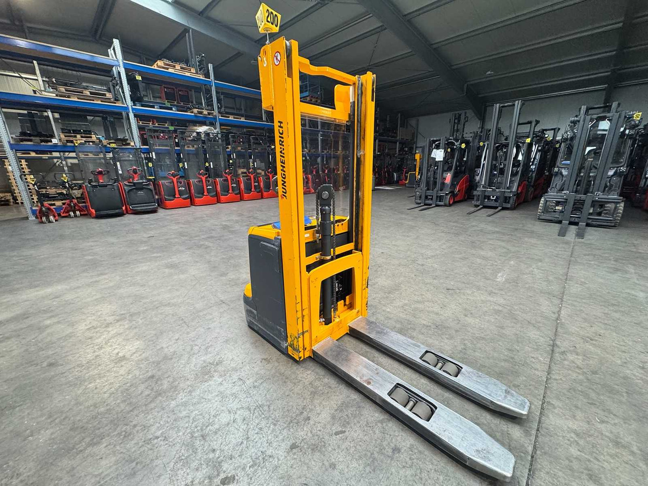 2013 JUNGHEINRICH EJC220 2,000KG STACKER PALLET TRUCK ANT FREE LIFT - Heftruck: afbeelding 1 2013 JUNGHEINRICH EJC220 2,000KG STACKER PALLET TRUCK ANT FREE LIFT - Heftruck: afbeelding 1