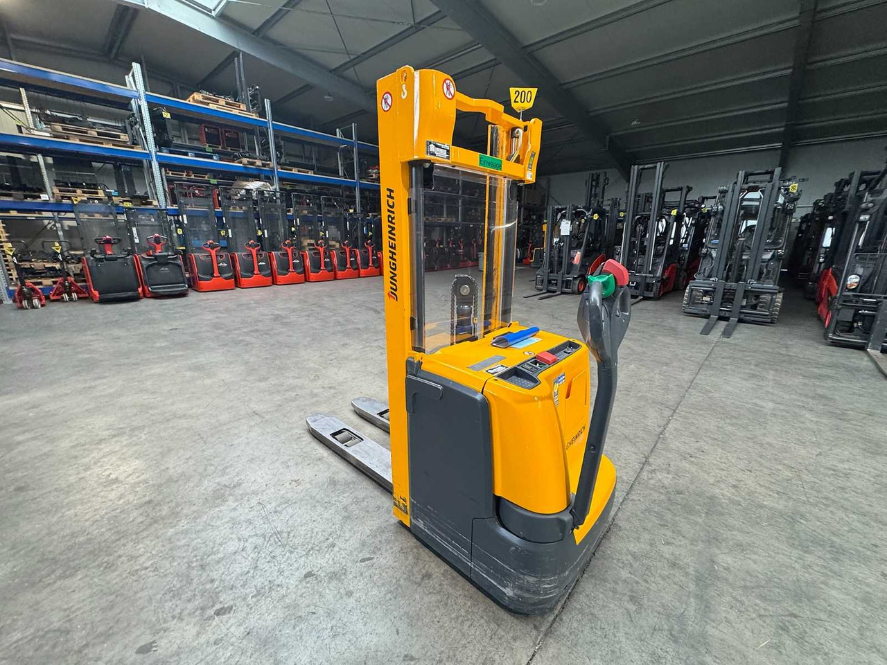 2013 JUNGHEINRICH EJC220 2,000KG STACKER PALLET TRUCK ANT FREE LIFT - Heftruck: afbeelding 4 2013 JUNGHEINRICH EJC220 2,000KG STACKER PALLET TRUCK ANT FREE LIFT - Heftruck: afbeelding 4