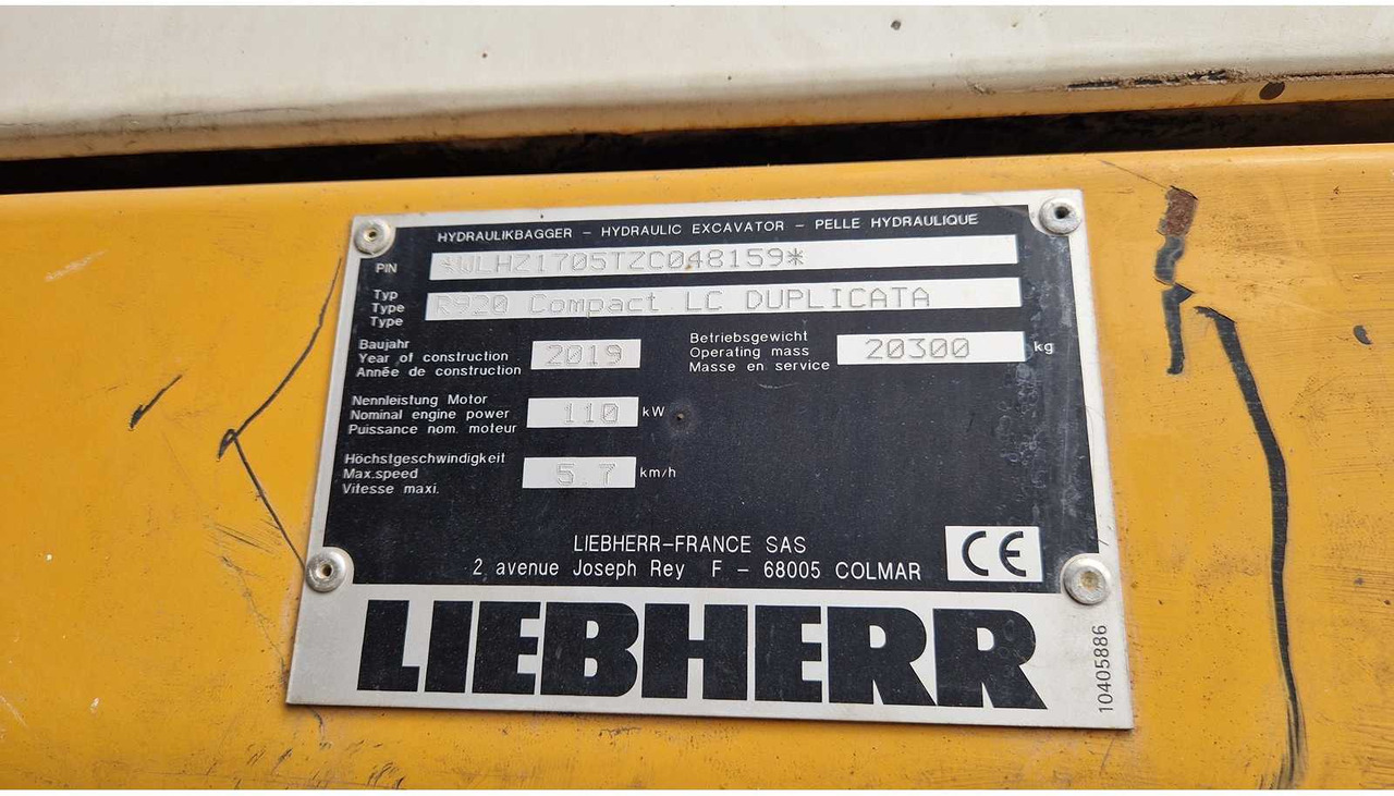 Graafmachine 2019 LIEBHERR R920 TRACKED EXCAVATOR: afbeelding 33