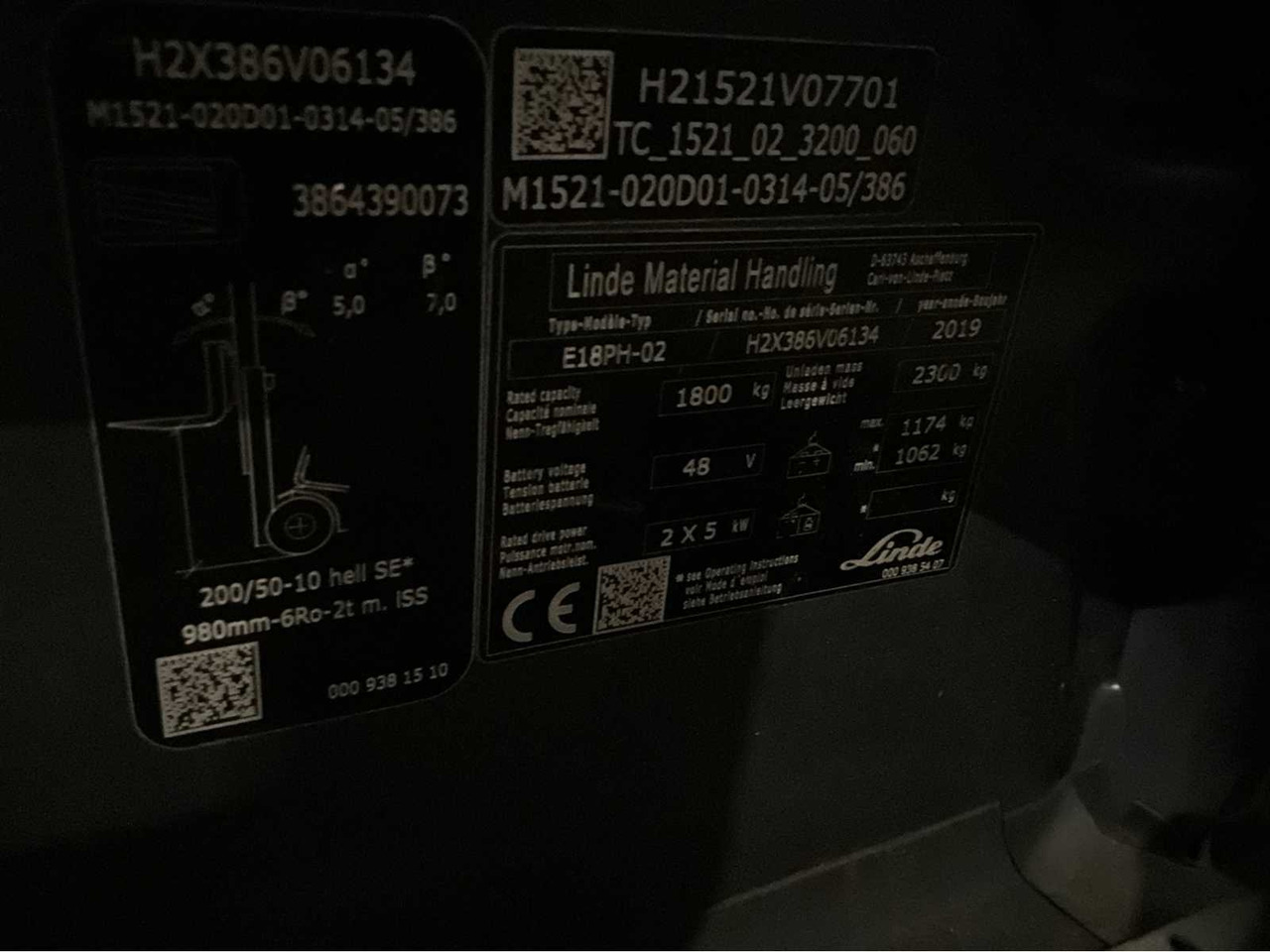 Heftruck 2019 LINDE E18PH-02 1800KG FORKLIFT: afbeelding 18 Heftruck 2019 LINDE E18PH-02 1800KG FORKLIFT: afbeelding 18