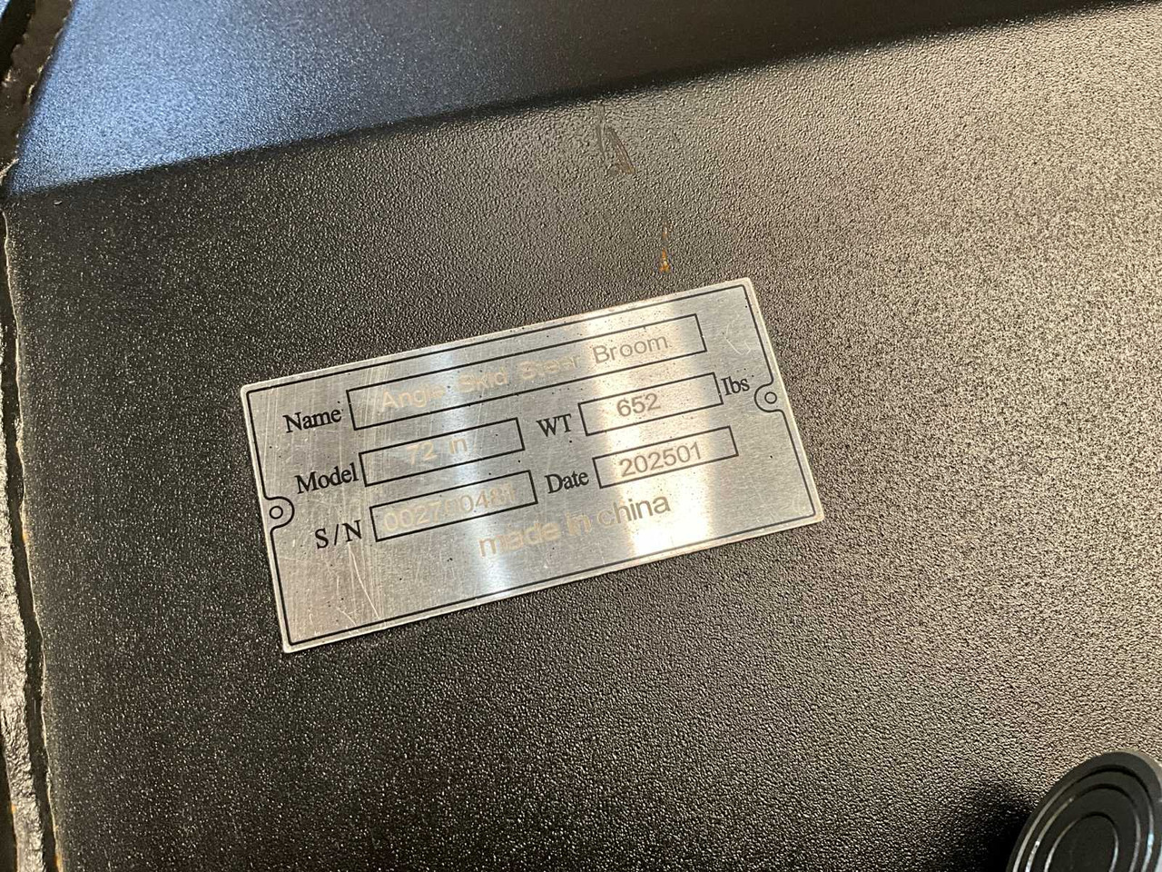 2025 72 INCH BROOM/SWEEPER FOR SKID STEER LOADER - Compacte rupslader: afbeelding 5 2025 72 INCH BROOM/SWEEPER FOR SKID STEER LOADER - Compacte rupslader: afbeelding 5