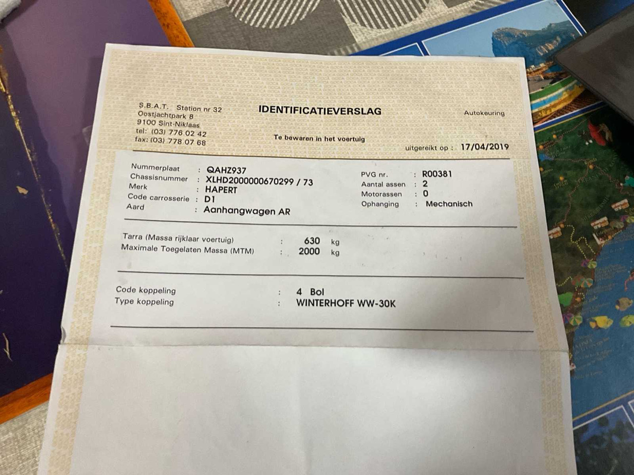 2004 HAPERT TRAILER - Aanhanger: afbeelding 2 2004 HAPERT TRAILER - Aanhanger: afbeelding 2