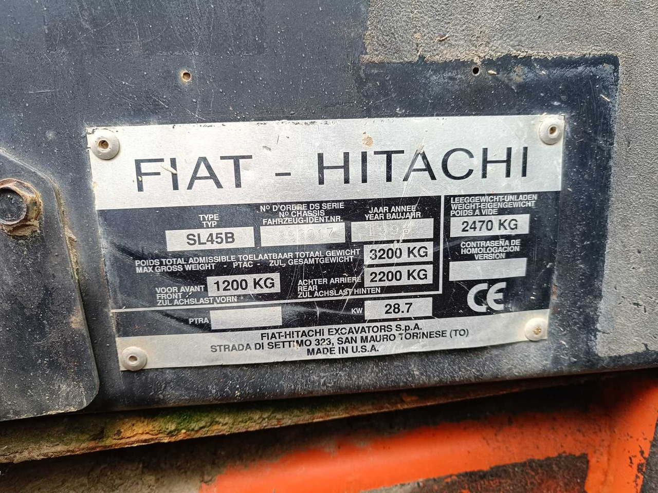 FIAT-HITACHI - SL45B - SKID STEER LOADER - 1998 - Compacte rupslader: afbeelding 4 FIAT-HITACHI - SL45B - SKID STEER LOADER - 1998 - Compacte rupslader: afbeelding 4