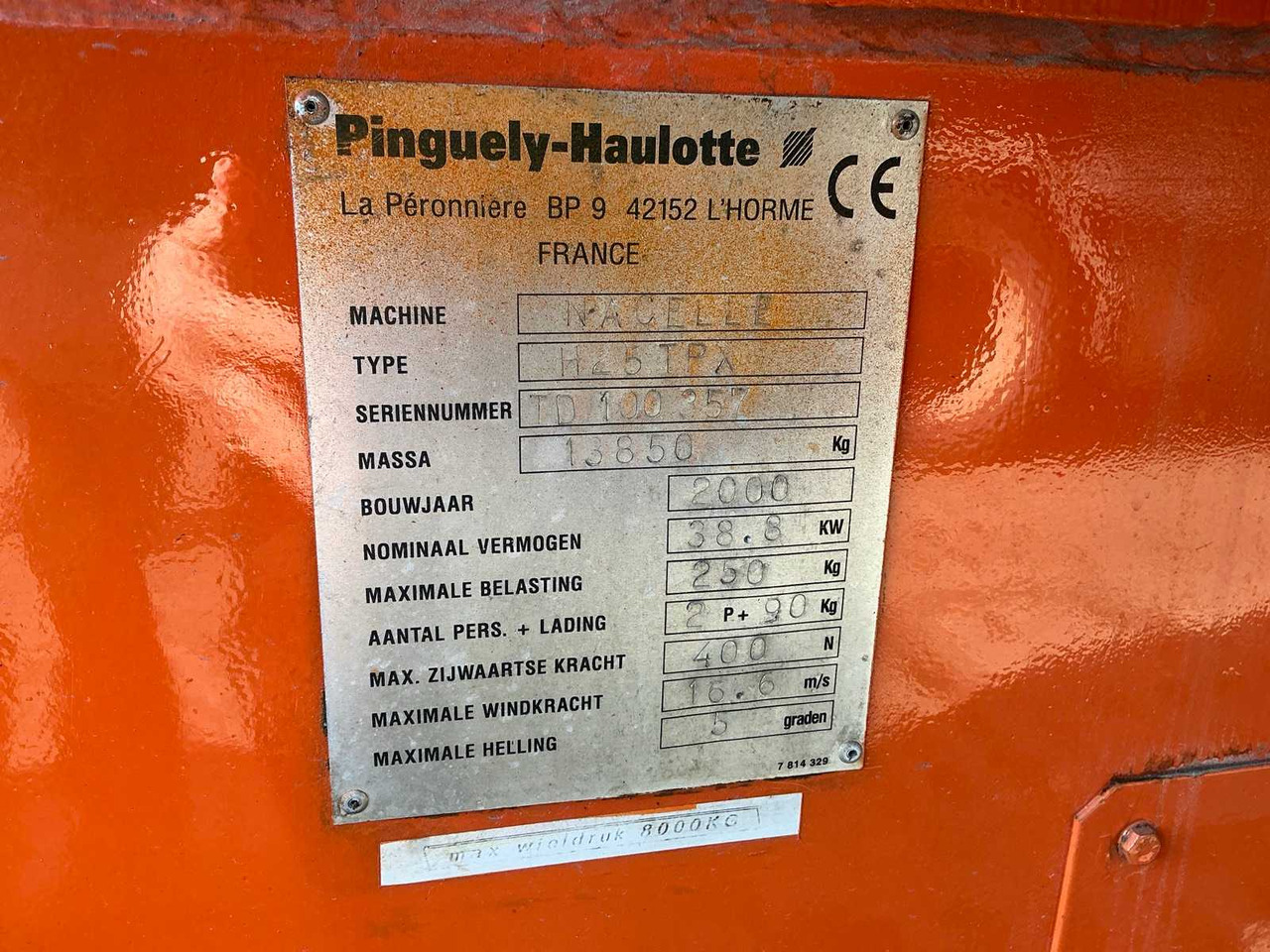 HAULOTTE 2000 HAULOTTE H25TPX AERIAL WORK PLATFORMS - Hoogwerker: afbeelding 3 HAULOTTE 2000 HAULOTTE H25TPX AERIAL WORK PLATFORMS - Hoogwerker: afbeelding 3