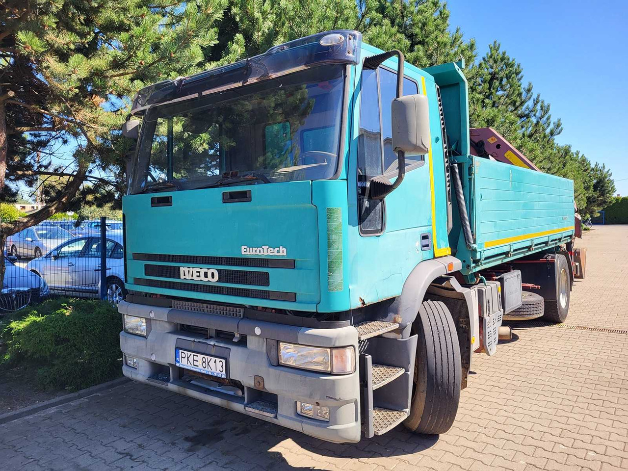 Iveco / Palfinger IVECO / PALFINGER - EUROTECH 180/PK13000 - A DUMPER TRUCK WITH HDS - 1996 - Kiepwagen: afbeelding 1 Iveco / Palfinger IVECO / PALFINGER - EUROTECH 180/PK13000 - A DUMPER TRUCK WITH HDS - 1996 - Kiepwagen: afbeelding 1