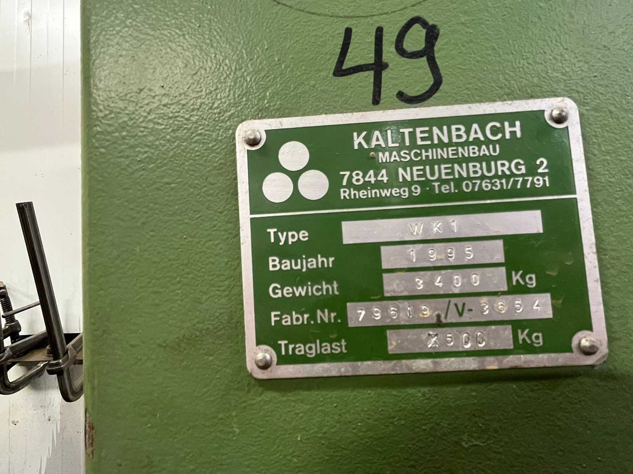 Kaltenbach WK 1 - Mobiele kraan: afbeelding 3 Kaltenbach WK 1 - Mobiele kraan: afbeelding 3