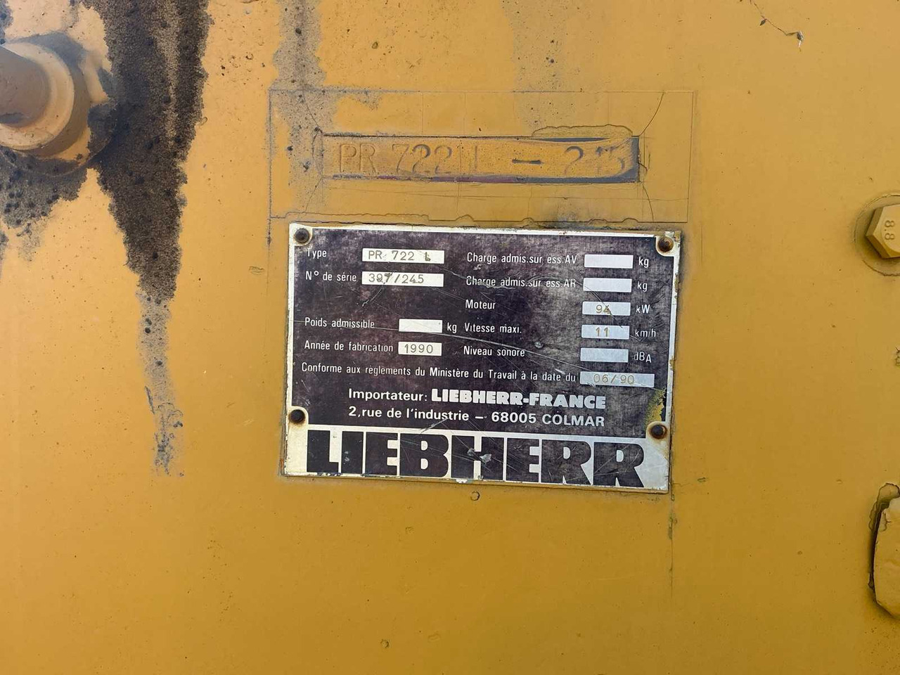 Bulldozer LIEBHERR - PR 722 L - BULLDOZER - 1990: afbeelding 15 Bulldozer LIEBHERR - PR 722 L - BULLDOZER - 1990: afbeelding 15