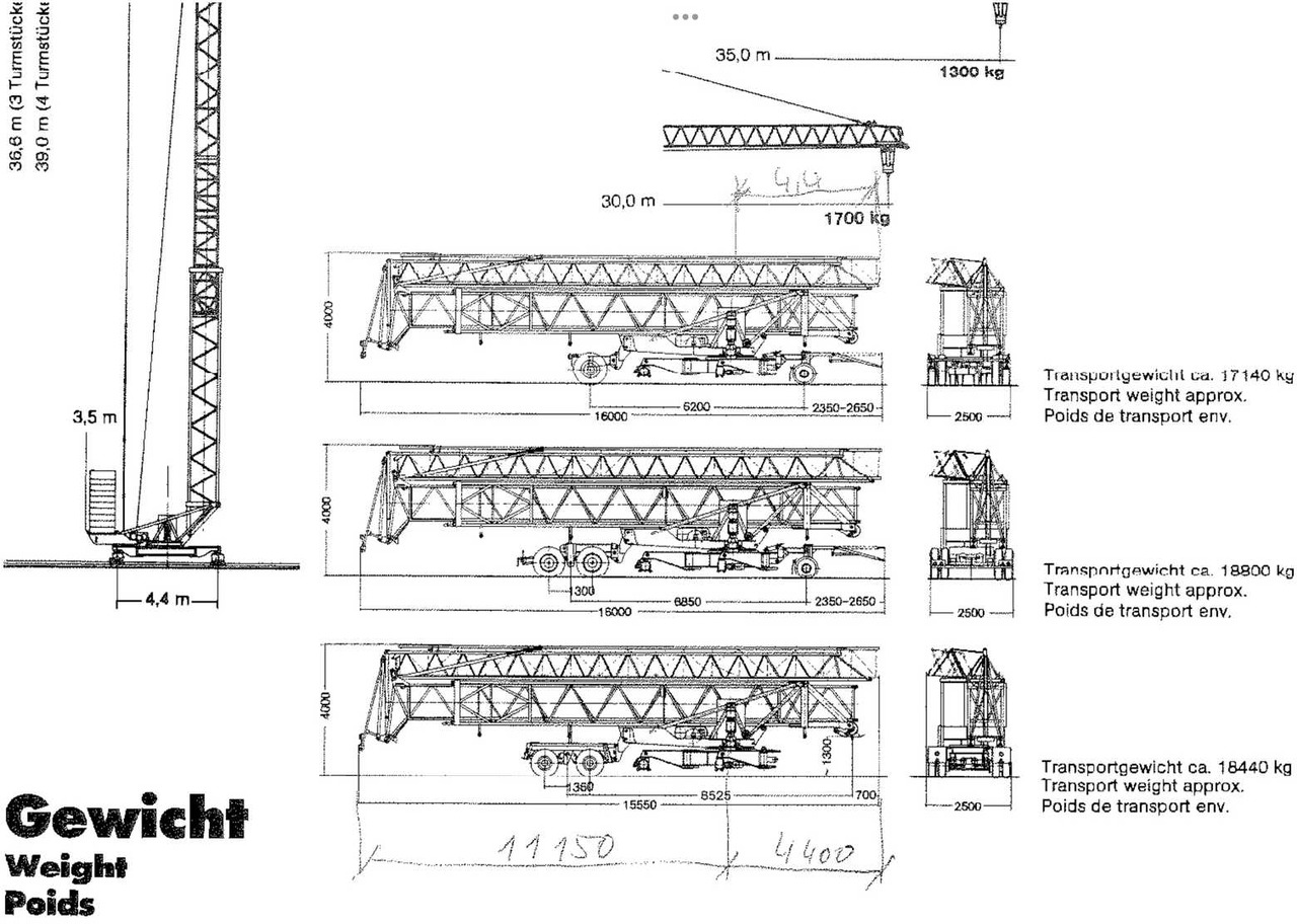 Torenkraan Liebherr 50 K: afbeelding 10