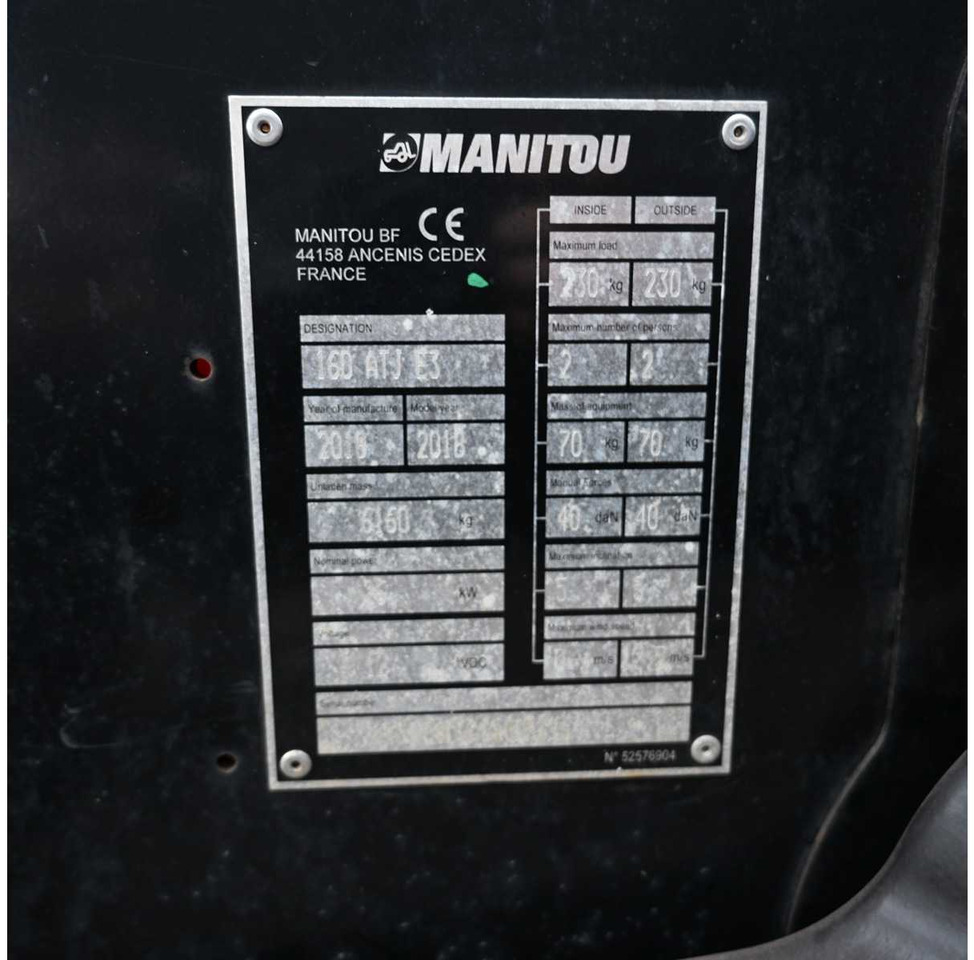 Hoogwerker Manitou ATJ160 E3: afbeelding 9 Hoogwerker Manitou ATJ160 E3: afbeelding 9