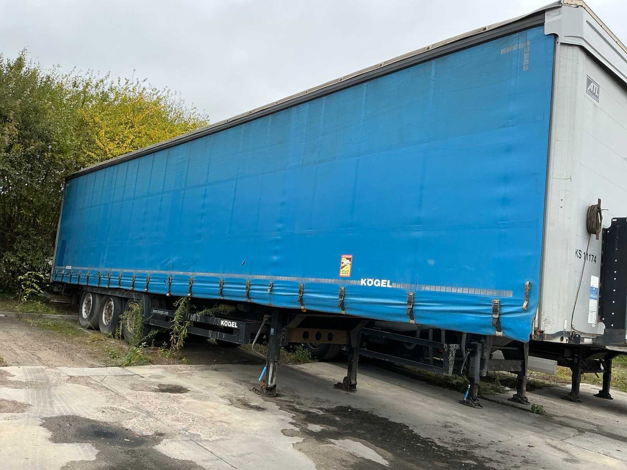 KÖGEL S24-1 CURTAINSIDER TRAILER - Oplegger: afbeelding 2 KÖGEL S24-1 CURTAINSIDER TRAILER - Oplegger: afbeelding 2