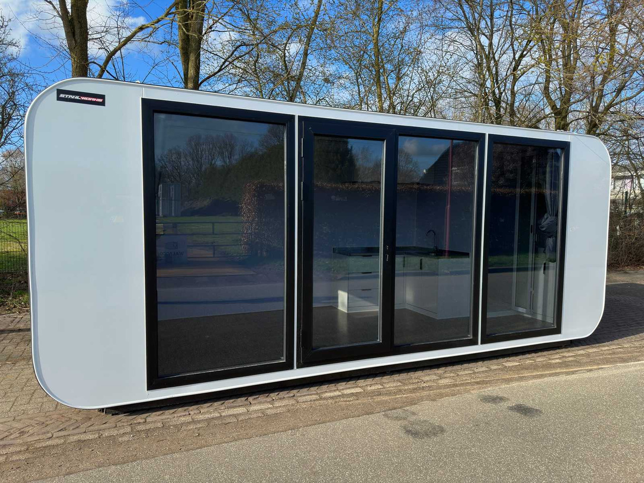 Stahlworks Eco 6000 B Wit - Wooncontainer: afbeelding 2 Stahlworks Eco 6000 B Wit - Wooncontainer: afbeelding 2
