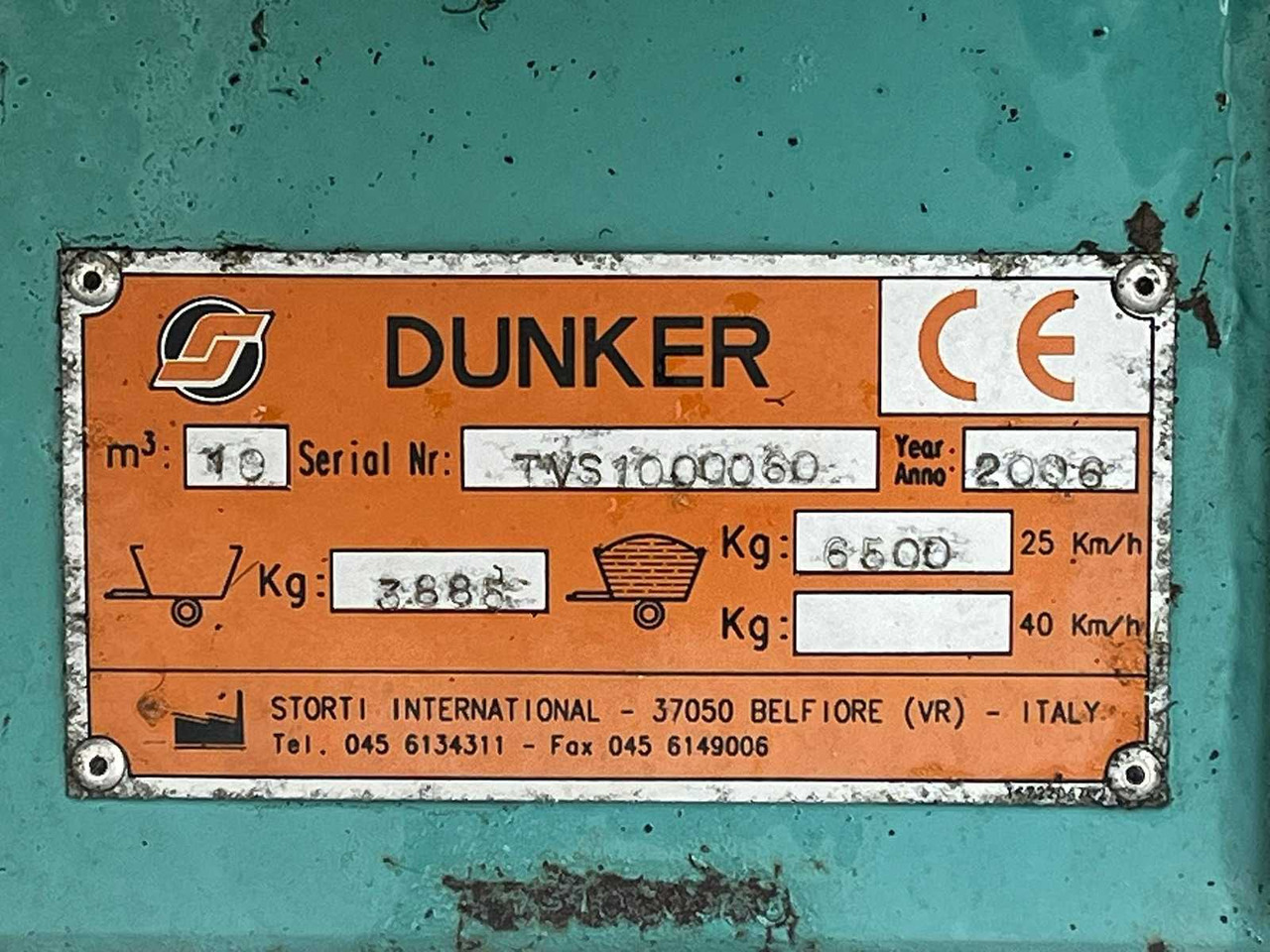 Storti Dunker TVS100 - Voermengwagen: afbeelding 5 Storti Dunker TVS100 - Voermengwagen: afbeelding 5