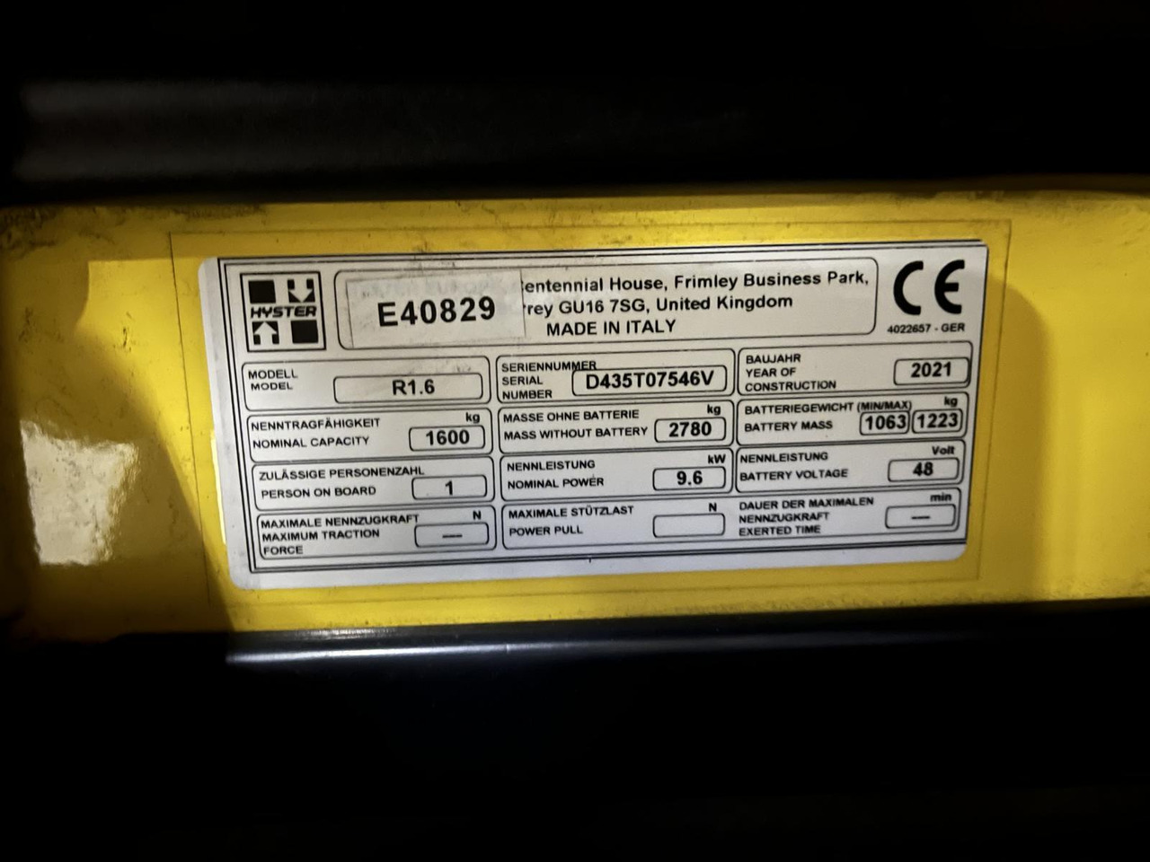 Hyster R1.6 - Reach truck: afbeelding 4 Hyster R1.6 - Reach truck: afbeelding 4