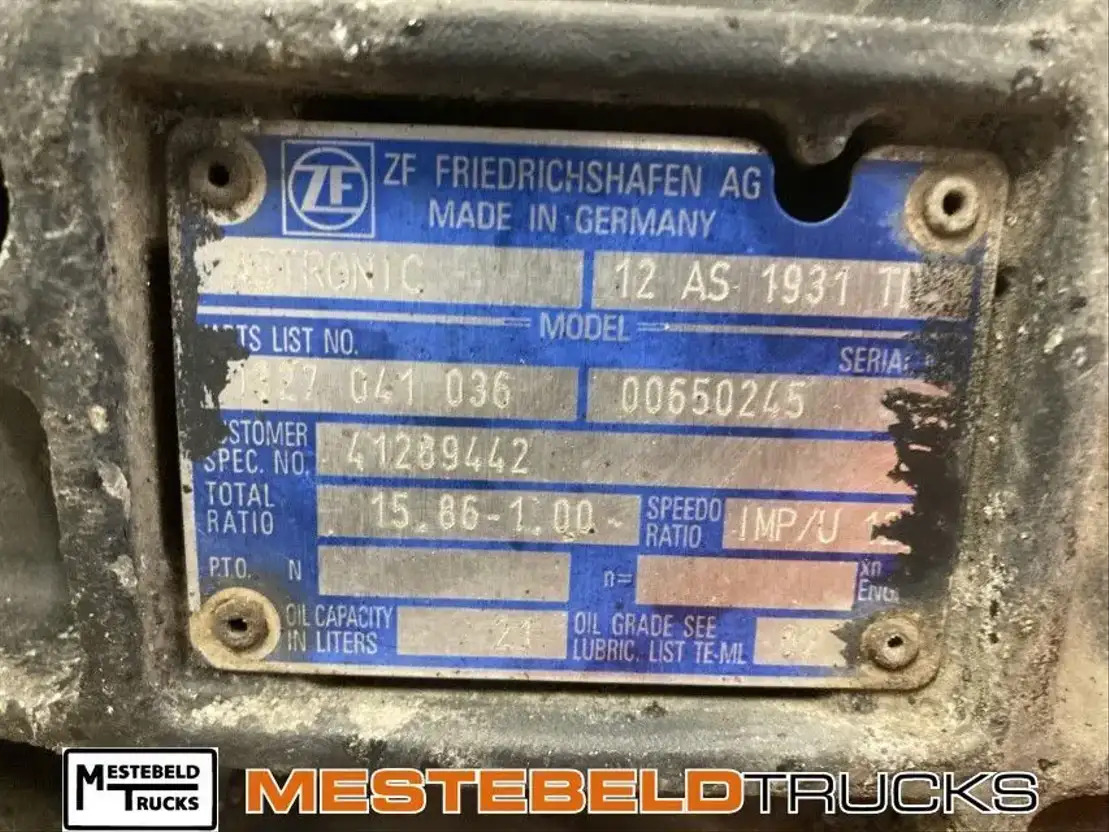 Iveco Versn bak Stralis - Versnellingsbak en onderdelen voor Vrachtwagen: afbeelding 4 Iveco Versn bak Stralis - Versnellingsbak en onderdelen voor Vrachtwagen: afbeelding 4