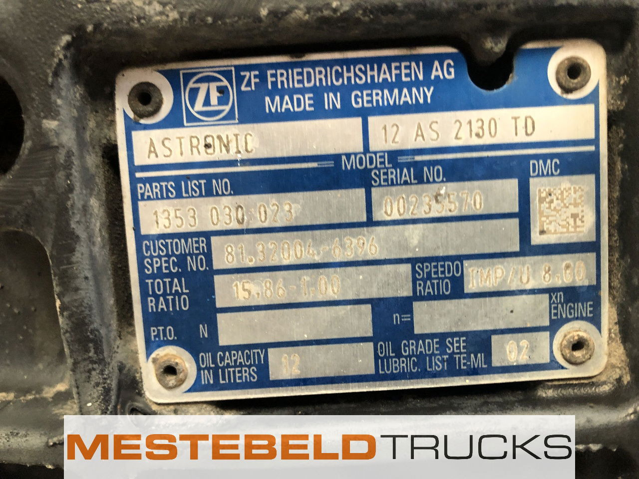 MAN Versnellingsbak 12 AS 2130 TD - Versnellingsbak en onderdelen voor Vrachtwagen: afbeelding 5 MAN Versnellingsbak 12 AS 2130 TD - Versnellingsbak en onderdelen voor Vrachtwagen: afbeelding 5