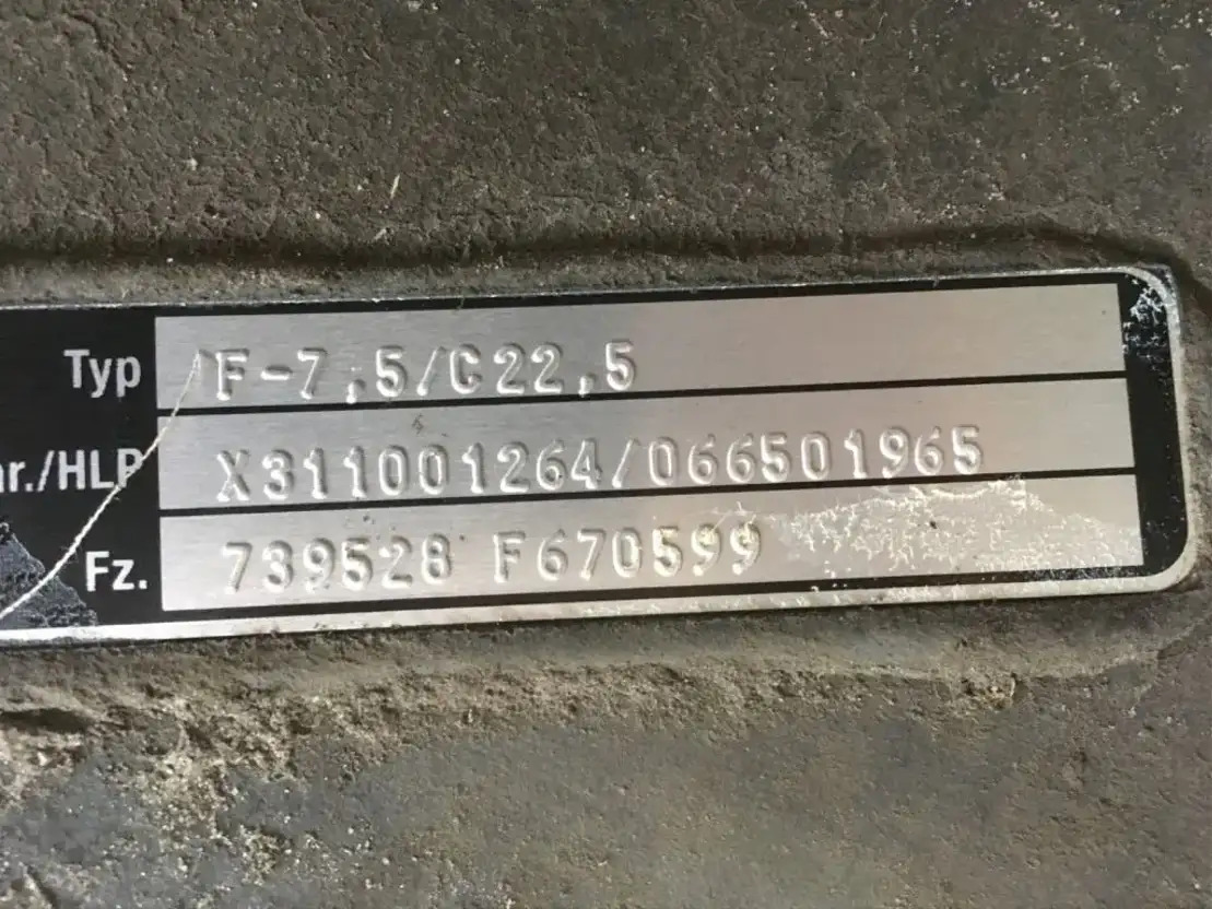 Mercedes-Benz Vooras Actros MP4 - Vooras voor Vrachtwagen: afbeelding 2 Mercedes-Benz Vooras Actros MP4 - Vooras voor Vrachtwagen: afbeelding 2