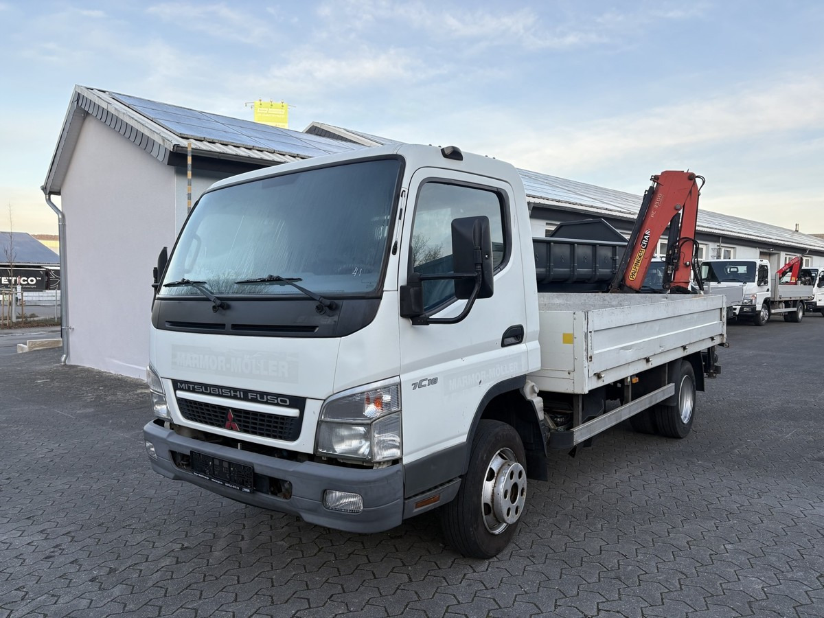 FUSO FUSO 7C18 Canter Pritsche 3.8m Kran 2x hydr. - Bestelwagen met open laadbak: afbeelding 1 FUSO FUSO 7C18 Canter Pritsche 3.8m Kran 2x hydr. - Bestelwagen met open laadbak: afbeelding 1
