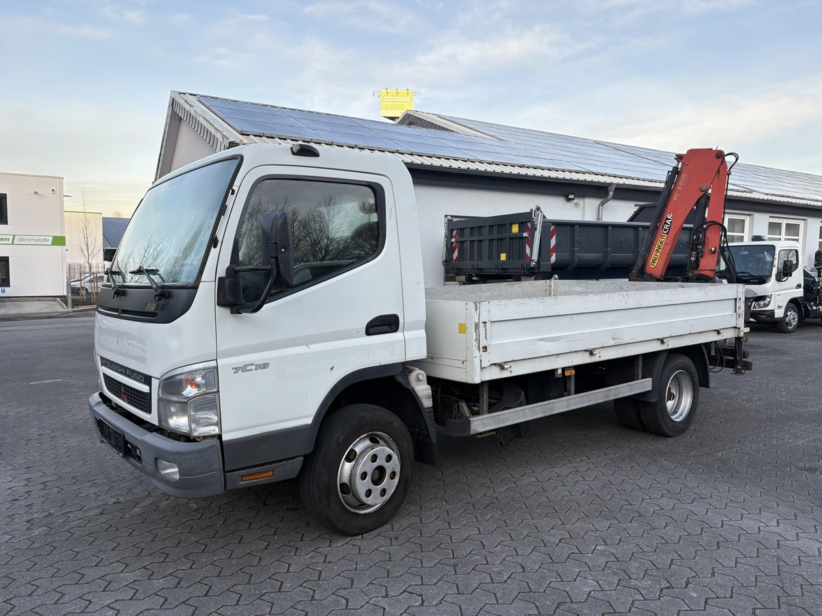 FUSO FUSO 7C18 Canter Pritsche 3.8m Kran 2x hydr. - Bestelwagen met open laadbak: afbeelding 2 FUSO FUSO 7C18 Canter Pritsche 3.8m Kran 2x hydr. - Bestelwagen met open laadbak: afbeelding 2