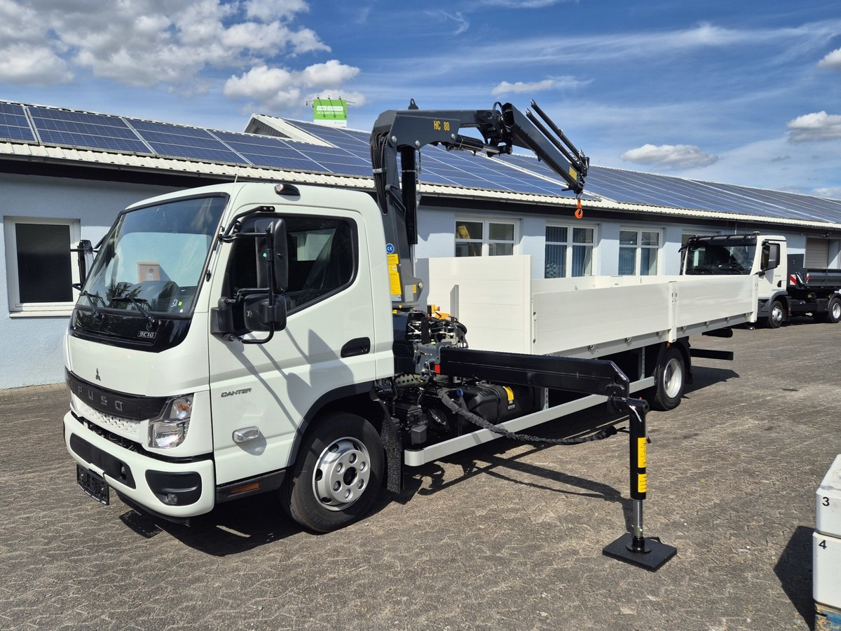 FUSO FUSO 9C18 Canter Alu Pritsche 5.5m Kran 3x hydr. - Bestelwagen met open laadbak: afbeelding 4 FUSO FUSO 9C18 Canter Alu Pritsche 5.5m Kran 3x hydr. - Bestelwagen met open laadbak: afbeelding 4