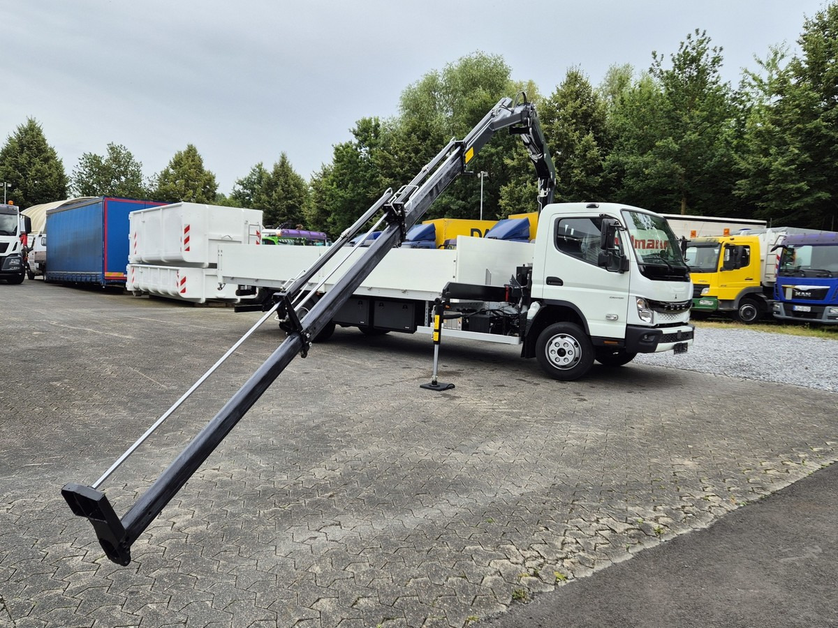 FUSO FUSO 9C18 Canter Alu Pritsche 5.5m Kran 3x hydr. - Bestelwagen met open laadbak: afbeelding 4 FUSO FUSO 9C18 Canter Alu Pritsche 5.5m Kran 3x hydr. - Bestelwagen met open laadbak: afbeelding 4