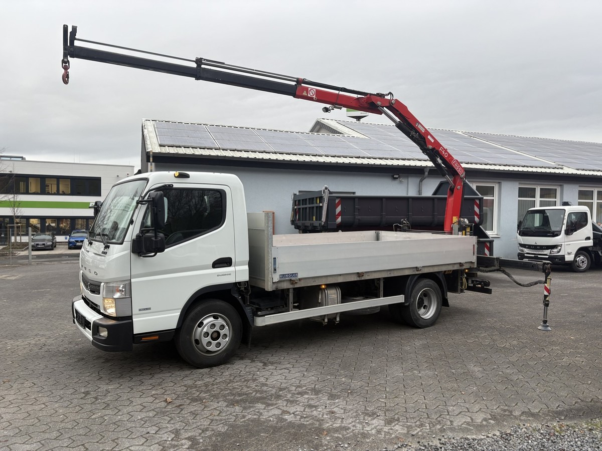 FUSO FUSO 9C18 Canter Pritsche 3.8m Kran 2x hydr. - Bestelwagen met open laadbak: afbeelding 1 FUSO FUSO 9C18 Canter Pritsche 3.8m Kran 2x hydr. - Bestelwagen met open laadbak: afbeelding 1