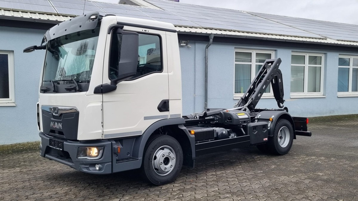 Nieuw Haakarmsysteem vrachtwagen MAN TGL 12.220 BL NEU City Abrollkipper 8t TipMatic: afbeelding 13