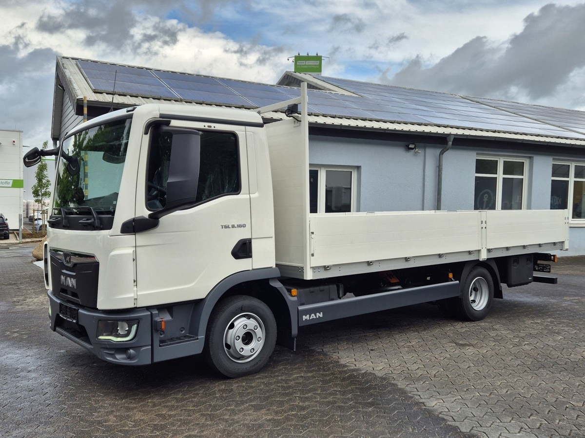 MAN TGL 8.160 BL NEU Alu Pritsche 5.5m - Bestelwagen met open laadbak: afbeelding 1 MAN TGL 8.160 BL NEU Alu Pritsche 5.5m - Bestelwagen met open laadbak: afbeelding 1