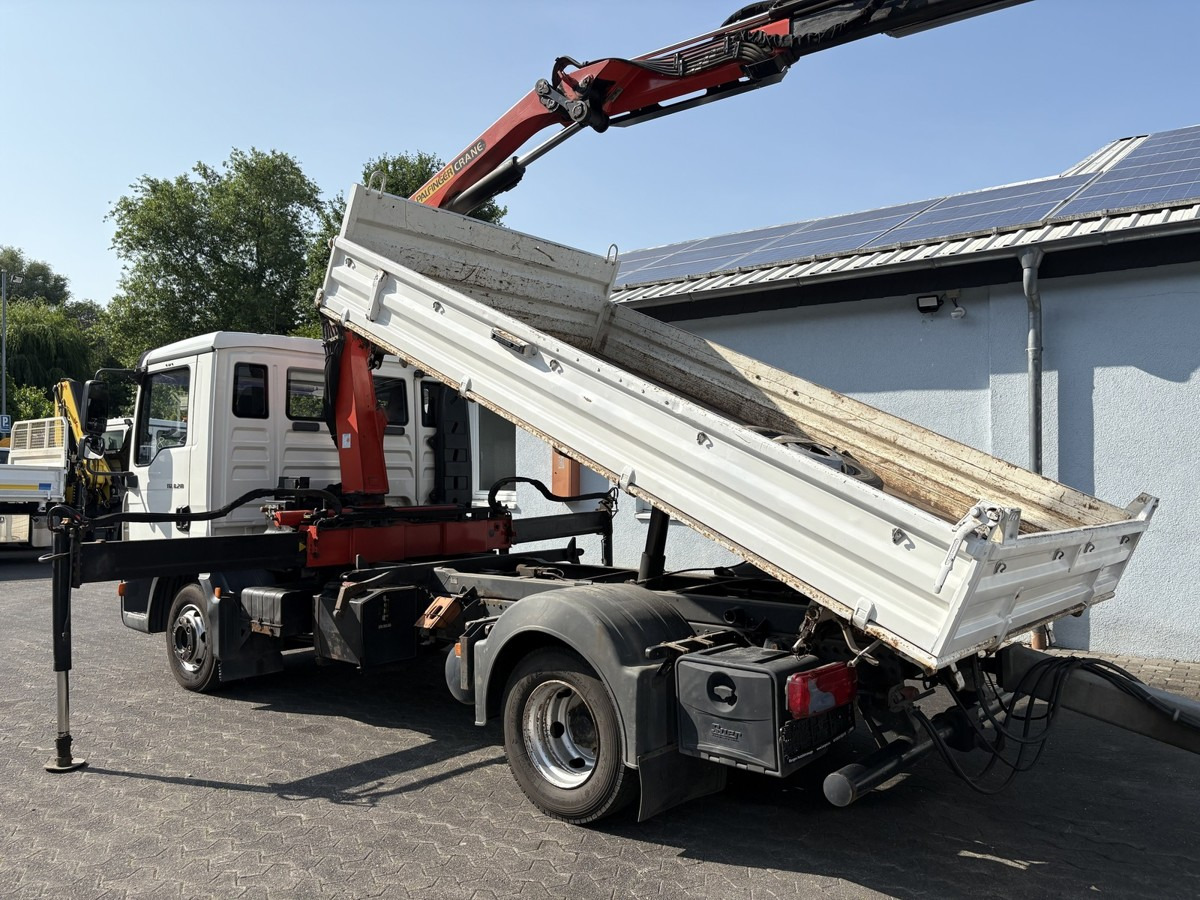 MAN TGL 8.210 Meiller Dreiseitenkipper mit Ladekran - Kipper bestelwagen: afbeelding 2 MAN TGL 8.210 Meiller Dreiseitenkipper mit Ladekran - Kipper bestelwagen: afbeelding 2