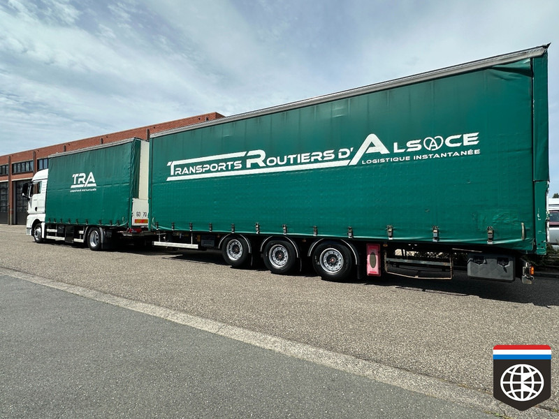 MAN TGX 18 440 NIGHT A/C - RETARDER - COMBI FREUHAUF - Schuifzeilen vrachtwagen: afbeelding 3 MAN TGX 18 440 NIGHT A/C - RETARDER - COMBI FREUHAUF - Schuifzeilen vrachtwagen: afbeelding 3