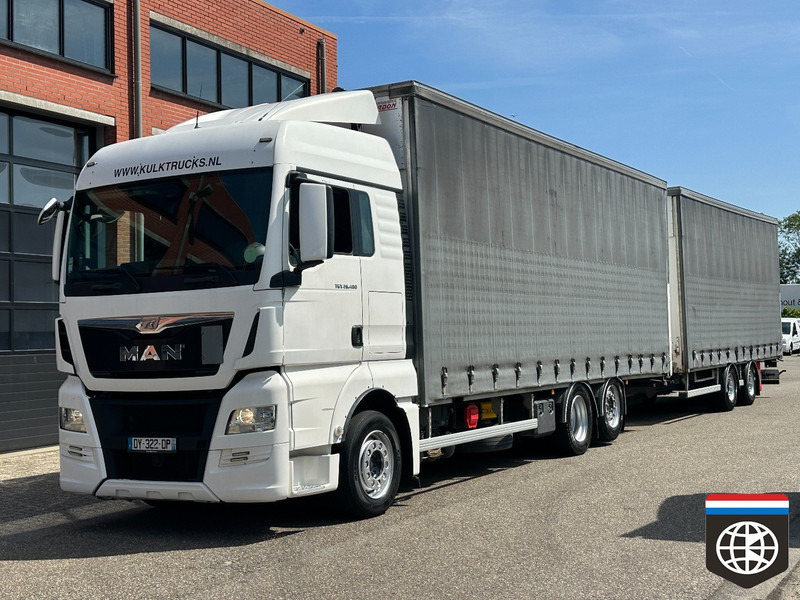 MAN TGX 26.480 RETARDER - NIGHT A/C - 130M3 - Schuifzeilen vrachtwagen: afbeelding 1 MAN TGX 26.480 RETARDER - NIGHT A/C - 130M3 - Schuifzeilen vrachtwagen: afbeelding 1