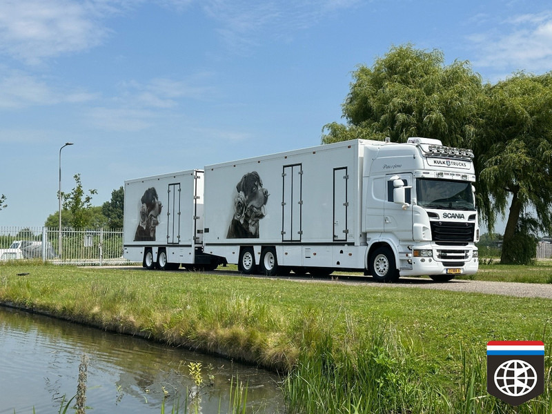 Scania R 730 FLOWER COMBI / SHOWTRUCK - CONCOURSTAAT - Koelwagen vrachtwagen: afbeelding 1 Scania R 730 FLOWER COMBI / SHOWTRUCK - CONCOURSTAAT - Koelwagen vrachtwagen: afbeelding 1