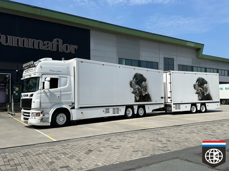 Scania R 730 FLOWER COMBI / SHOWTRUCK - CONCOURSTAAT - Koelwagen vrachtwagen: afbeelding 2 Scania R 730 FLOWER COMBI / SHOWTRUCK - CONCOURSTAAT - Koelwagen vrachtwagen: afbeelding 2